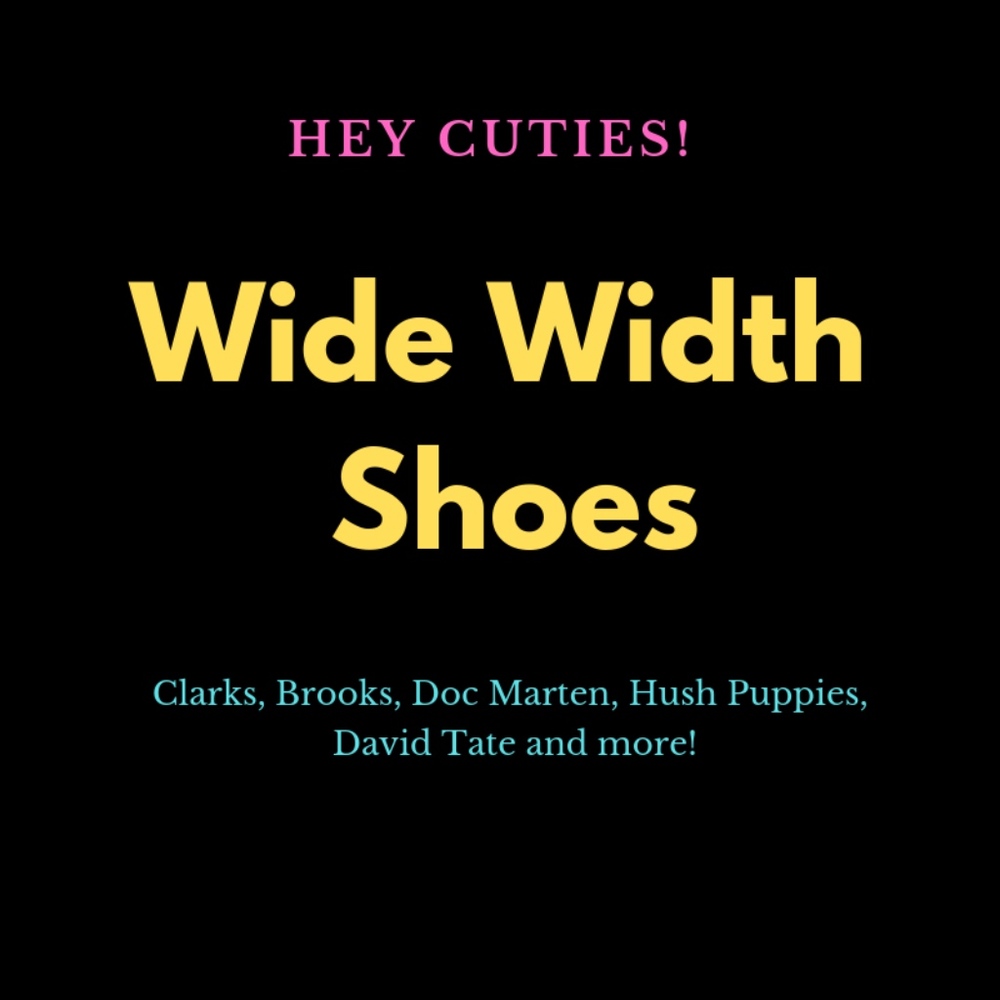 Wide Width Shoes